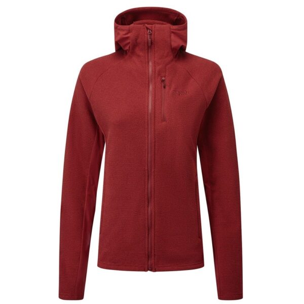 Bluza. Rab. Capacitor. Hoody wmns. Crimson 10