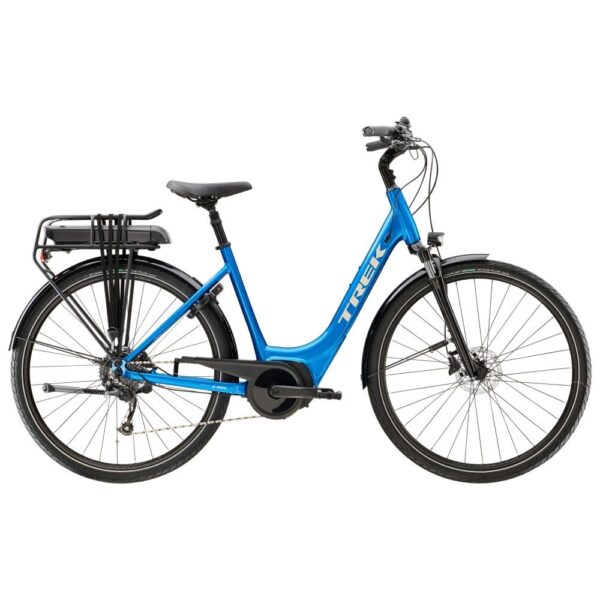 Trek. Verve + 2 Lowstep 2023 500Wh. Alpine. Blue. L[=]