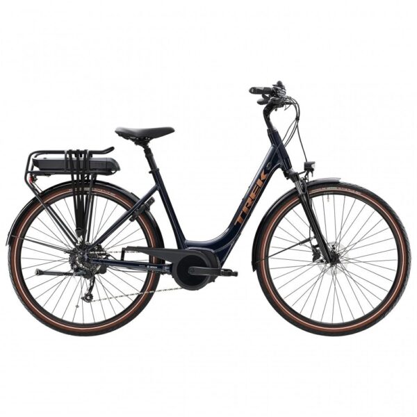 Trek. Verve + 2 Lowstep 2023 300Wh. Deep. Dark. Blue. XS