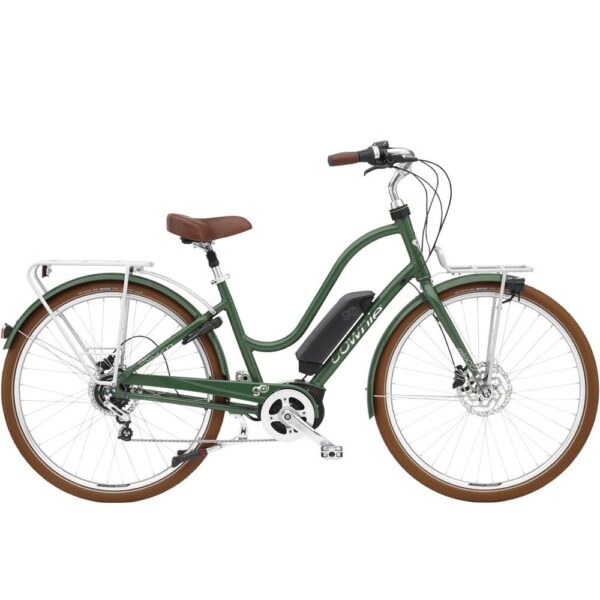 Electra. Townie. Commute. Go! 5i. EQ Step-Thru. Racing. Green. M[=]