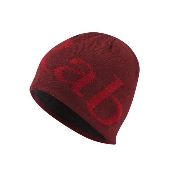 Czapka. Rab. Logo. Beanie. Oxblood. Red