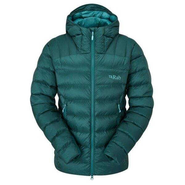 Kurtka. Rab. Electron. Pro. Jacket. Wmns. Green. Slate 08