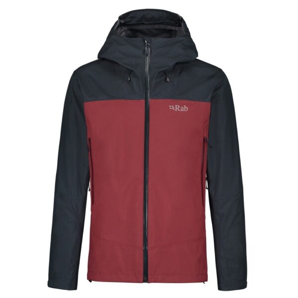 Kurtka. Rab. Arc. Eco. Jacket. Beluga/Oxblood. Red. L[=]