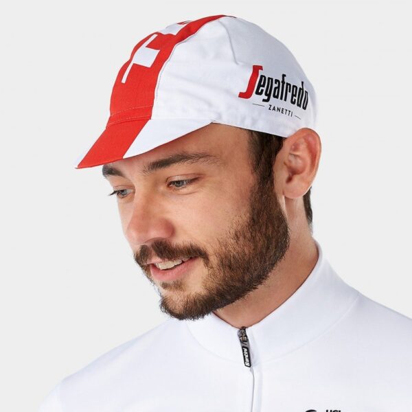 Czapka kolarska. Santini. Trek-Segafredo