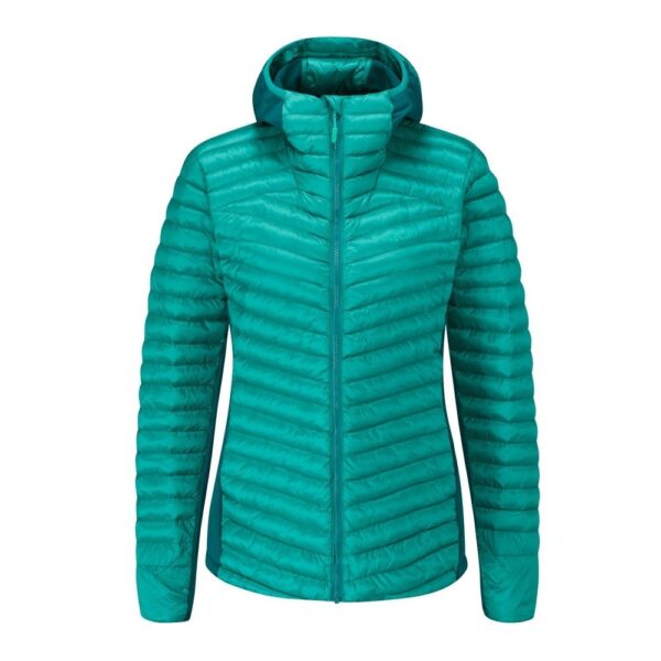 Kurtka. Rab. Cirrus. Flex 2.0 Hoody. Wmns. Storm. Green 08