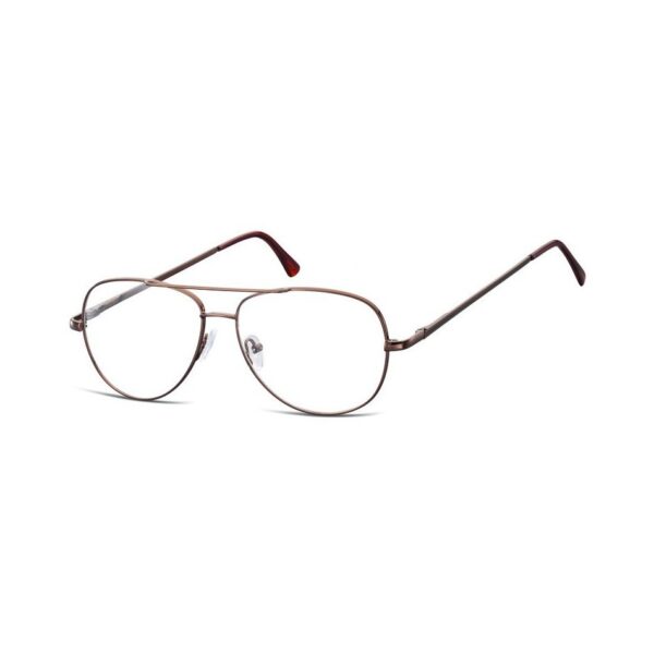 Aviator zerowki. Okulary. Oprawki metalowe korekcyjne 790D