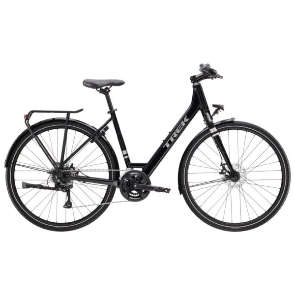 Trek. Verve 1 Equipped. Lowstep 2024 Trek. Black. L[=]