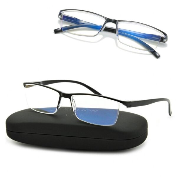 Korekcyjne okulary. PLUSY moc: +2,5 z filtrem. BLUE LIGHT do komputera i czytania. ST313