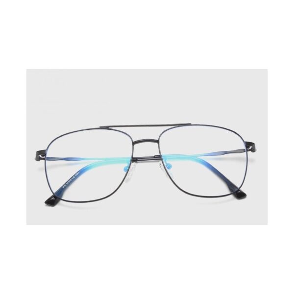 Czarne okulary aviator zerówki filtr. Blue. Light do komputera 2547-3