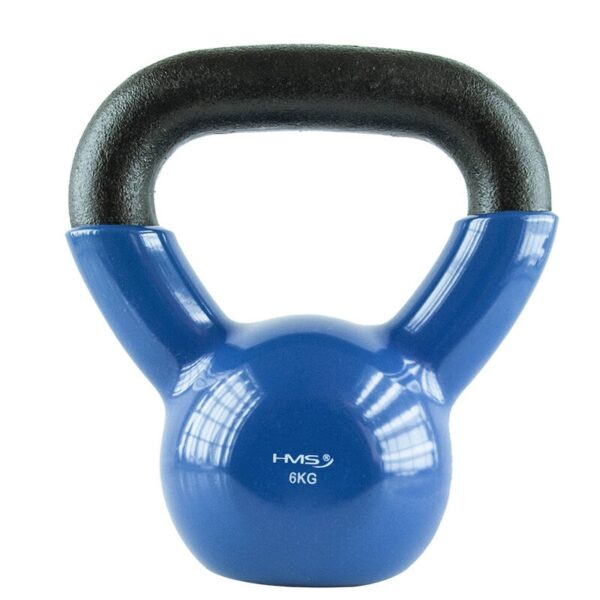 Hantla winylowa żeliwna kettlebell 6 kg - HMS