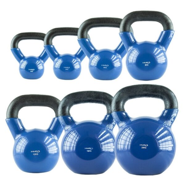 Hantla winylowa żeliwna kettlebell 8 kg - HMS