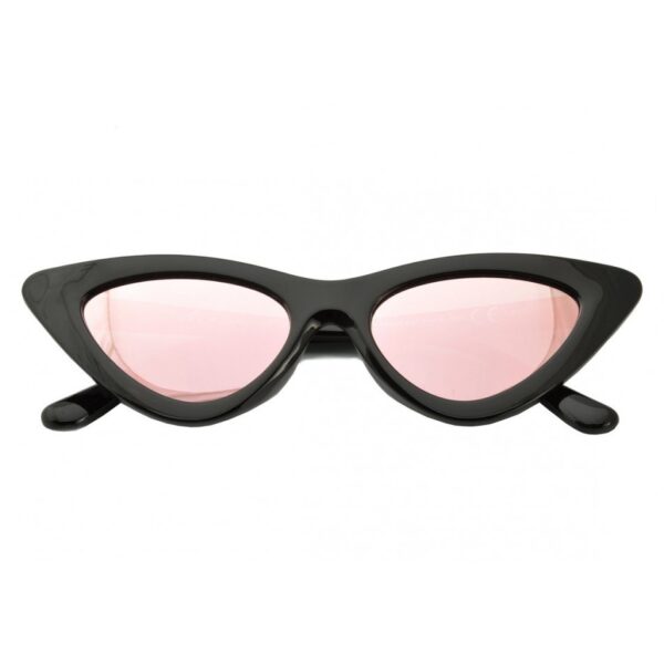 Okulary przeciwsłoneczne z polaryzacją damskie kocie. Black/Pink. V-165