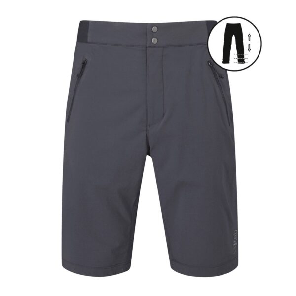 Spodenki. Rab. Ascendor. Light. Shorts. Beluga. M[=]