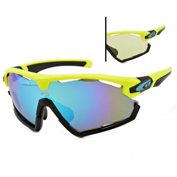 Okulary przeciwsłoneczne. Goggle. Viper. E595-2 yellow/black