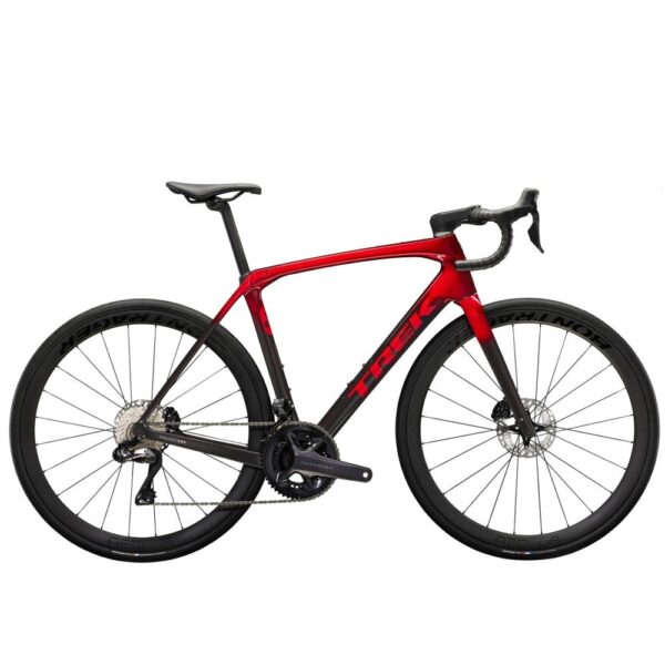 Trek. Domane. SLR 7 2024 gen 4 Metallic. Red. Smoke to. Red. Carbon. Smoke 50cm