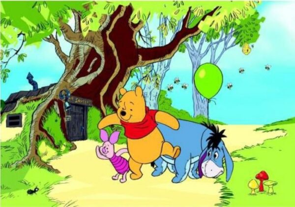 Fototapeta Disney Pooh Kubuś Puchatek 360x254cm