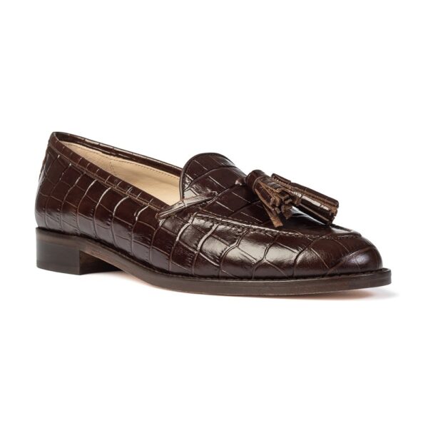 Tassel loafer brązowe z chwostami Cavaccino  38