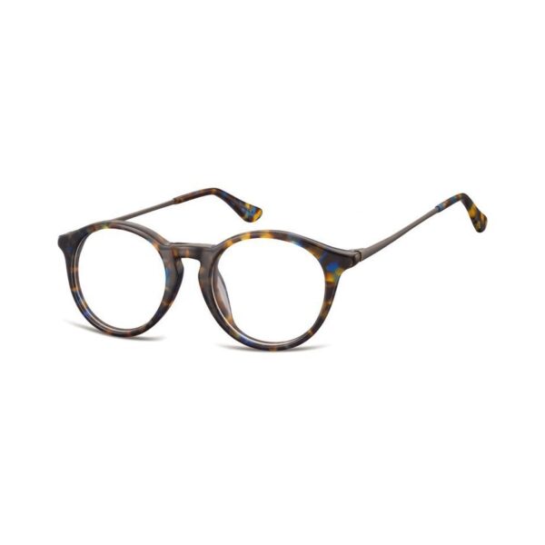 Okrągłe okulary oprawki zerowki korekcyjne Sunoptic AC47H