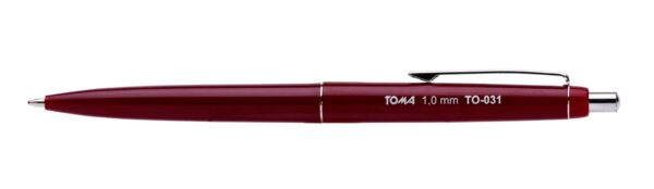 Długopis Asystent Toma 1,0mm obudowa bordowy wkład niebieski TO-031
