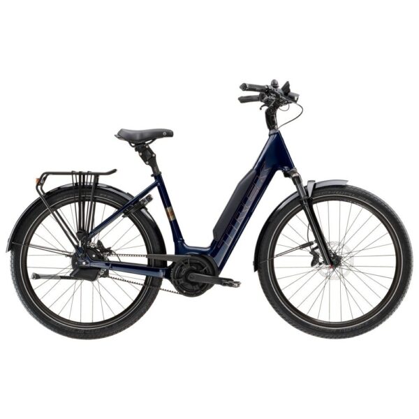 Trek District Plus 5 o niskim przekroku 800Wh Deep Dark Blue L