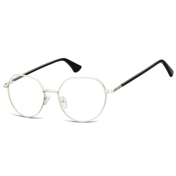 Lenonki okrągłe Okulary oprawki optyczne 916E srebrna