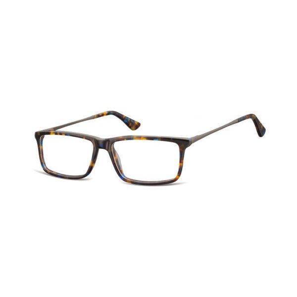 Prostokatne okulary oprawki korekcyjne Sunoptic AC48F panterkowe