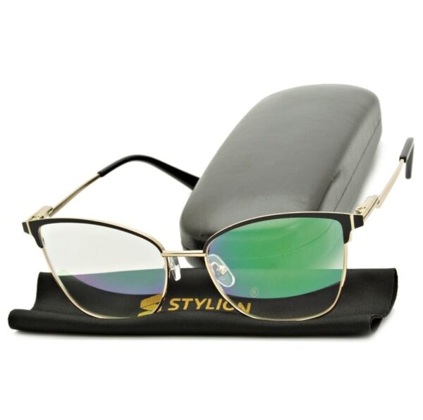 Plusy +1.00 damskie okulary do czytania korekcyjne z antyrefleksem ST325R