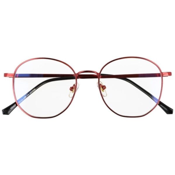 Okulary lenonki owalne z filtrem BLUE LIGHT do komputera zerówki 2538-4