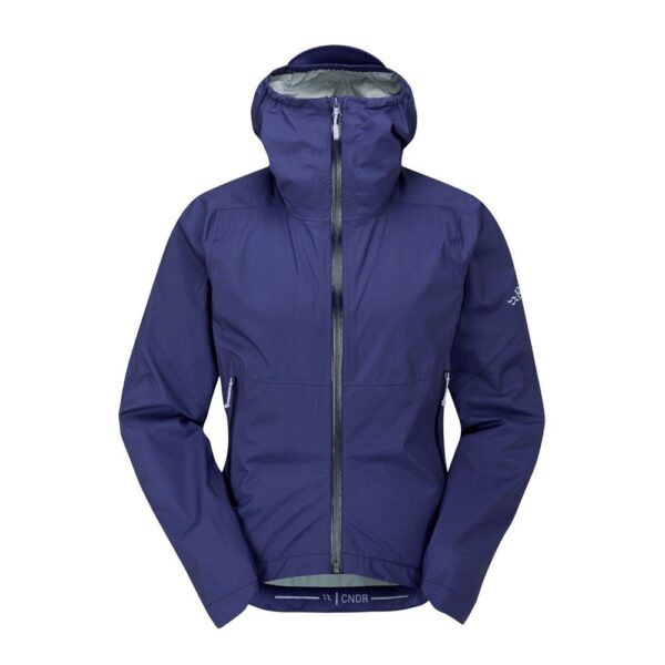 Kurtka na rower Rab Cinder Downpour Jacket Wmns Patriot Blue 12