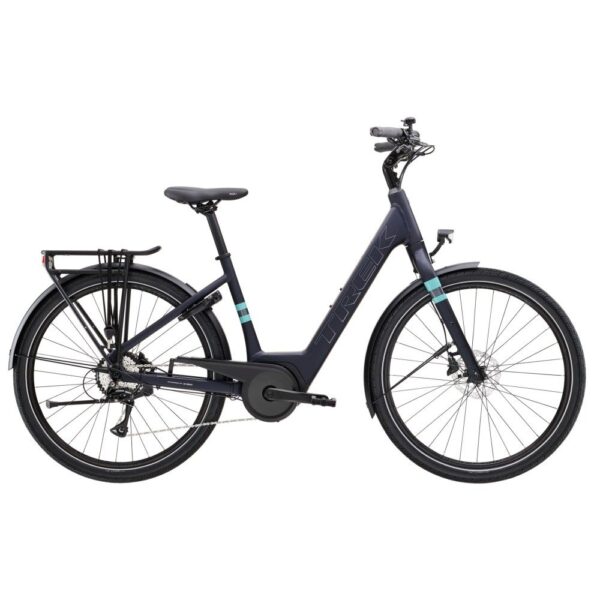 Trek Verve Plus 1 z niskim przekrokiem 2025 Matte Deep Dark Blue S