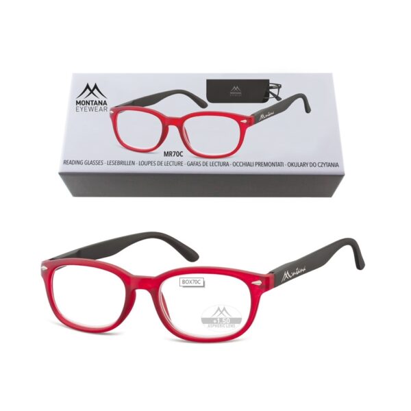 Okulary do Czytania asferyczne Montana BOX70C moc: +3.5