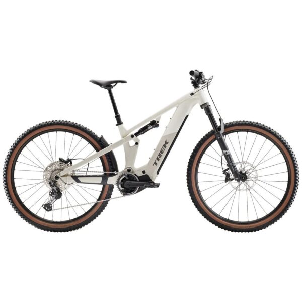 Trek Powerfly FS Plus 6 Gen 4 2025 Era White/Buff Beige L