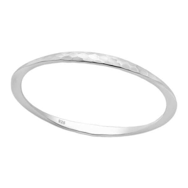 Bransoletka srebrna bangle