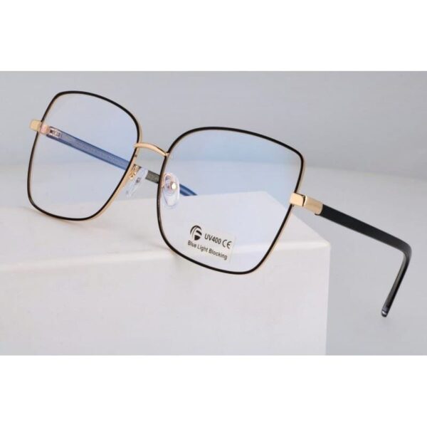 Okulary kocie do komputera damskie z filtrem BLUE Light zerówki 2578