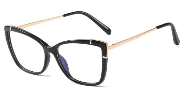 Okulary kocie do komputera damskie z filtrem BLUE Light zerówki 2587 (wideo)