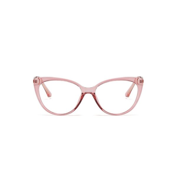 Okulary kocie do komputera damskie z filtrem BLUE Light zerówki 2581-4