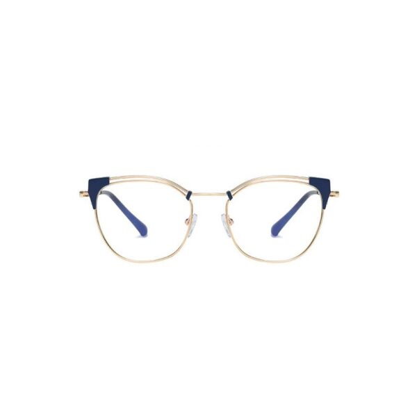 Okulary kocie do komputera damskie z filtrem BLUE Light zerówki 2565-1