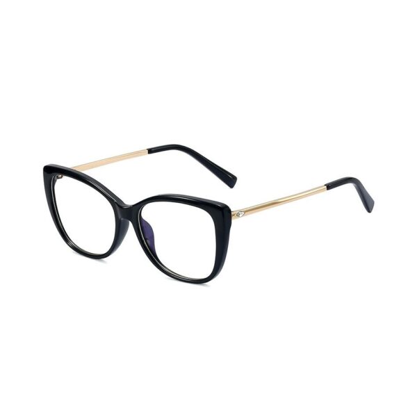Okulary kocie do komputera damskie z filtrem BLUE Light zerówki 2564