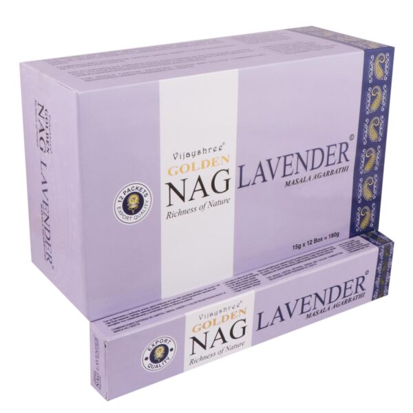 Kadzidełka VIJAYSHREE Golden Nag Lavender - 15g