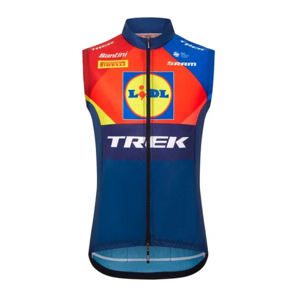 Kamizelka przeciwwiatrowa Santini Lidl-Trek Replica Race