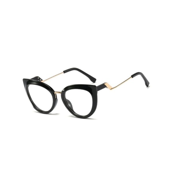 Okulary kocie do komputera damskie z filtrem BLUE Light zerówki 2570