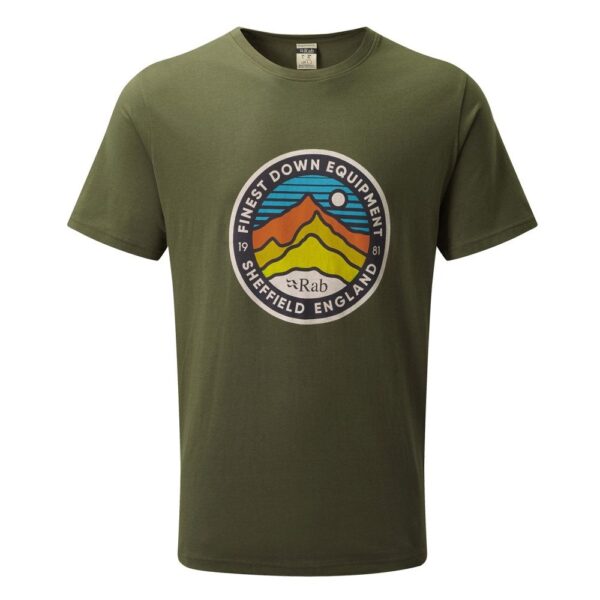 Koszulka Rab Stance 3 Peaks SS Tee Army S