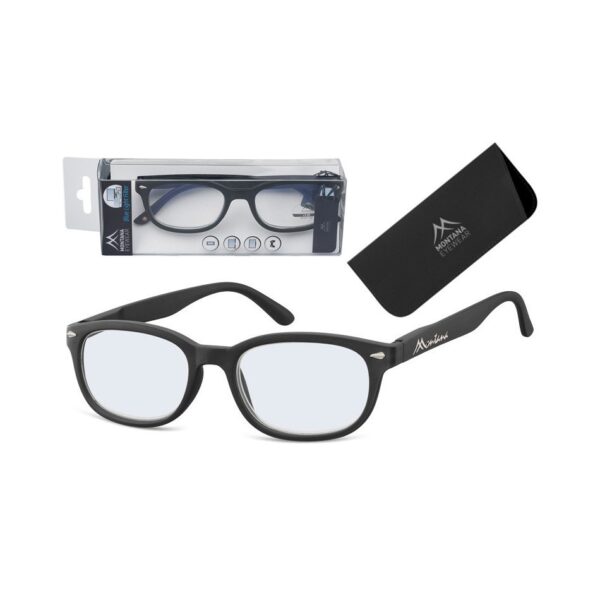 Okulary z filtrem Do Czytania i Komputera z Antyrefleksem Montana BLF70 moc: +1