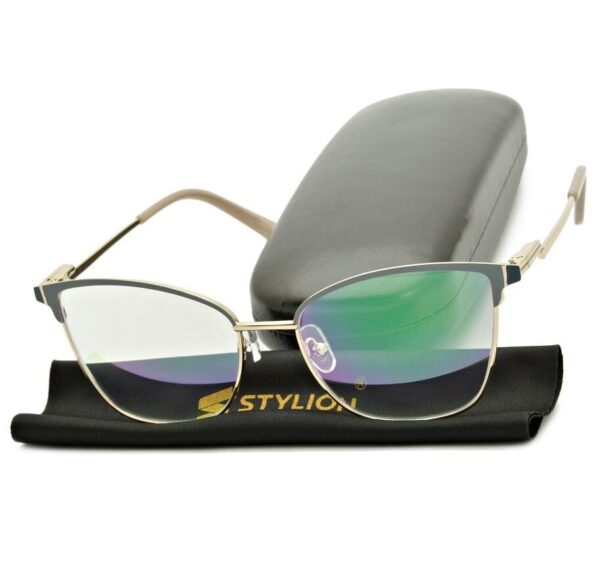 Plusy +0.50 damskie okulary do czytania korekcyjne z antyrefleksem ST325AR