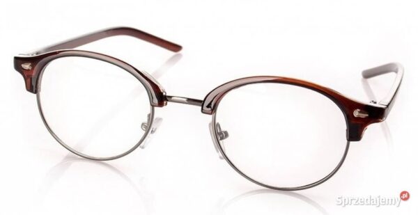 Okulary Zerowki damskie Owalne 2106 (0034) braz