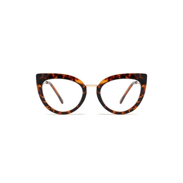 Okulary kocie do komputera damskie z filtrem BLUE Light zerówki 2570-2