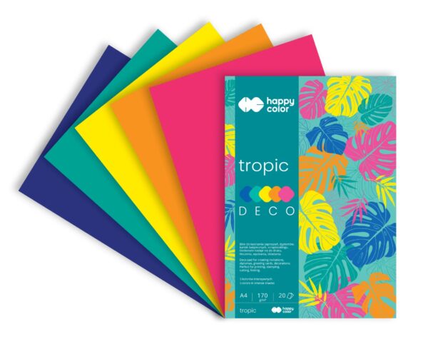 Blok Deco 170g Tropic Happy-color