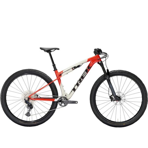 Trek Supercaliber SL 9.6 Gen 2 2025 Lunar Silver/Lava Red S