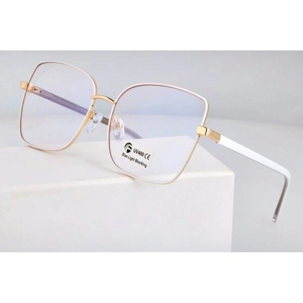 Okulary kocie do komputera damskie z filtrem BLUE Light zerówki 2578-5