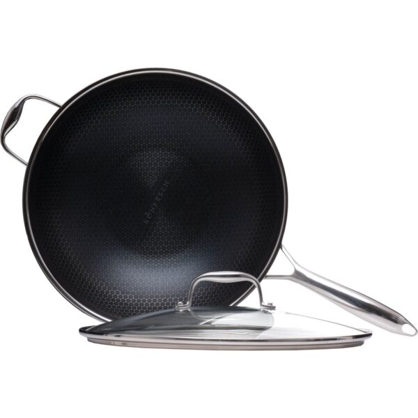 Wok z powłoką DIAMOND Kohersen Black Cube 32 cm, 5,1 l